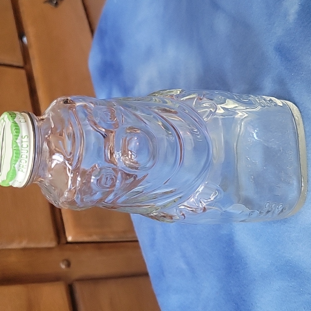 Vintage Glass Clown-Shaped Bottle - Grapette Family Beverage Syrup - Picture 2 of 5